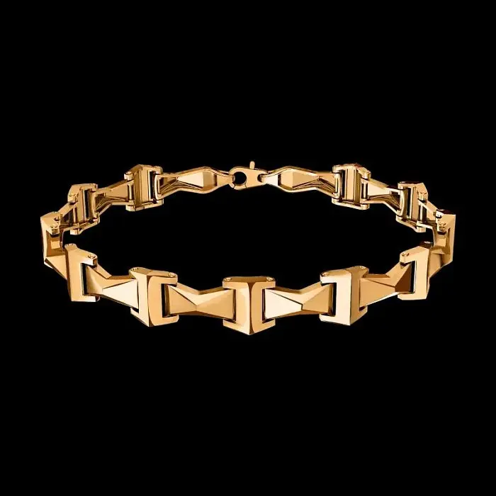 Браслет декоративный из красного золота