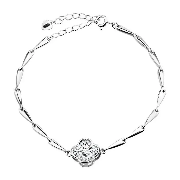 Браслет декоративный из серебра