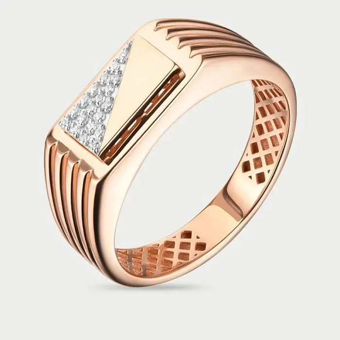 Печатка из красного золота