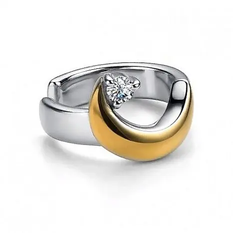 Серьги каффы из серебра
