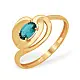 Кольцо декоративное из красного золота