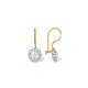 Серьги детские из красного золота