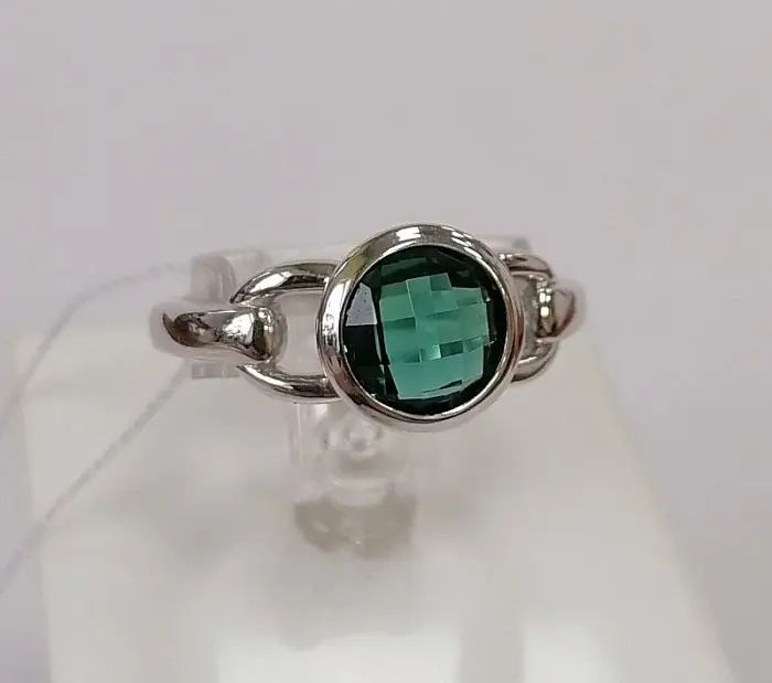 Кольцо декоративное из серебра