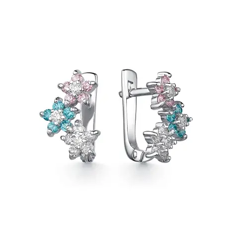 Серьги детские из серебра