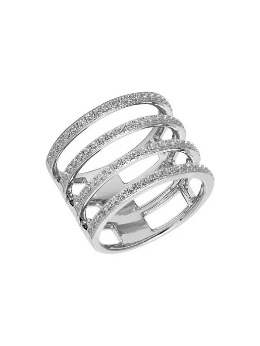 Кольцо декоративное из серебра