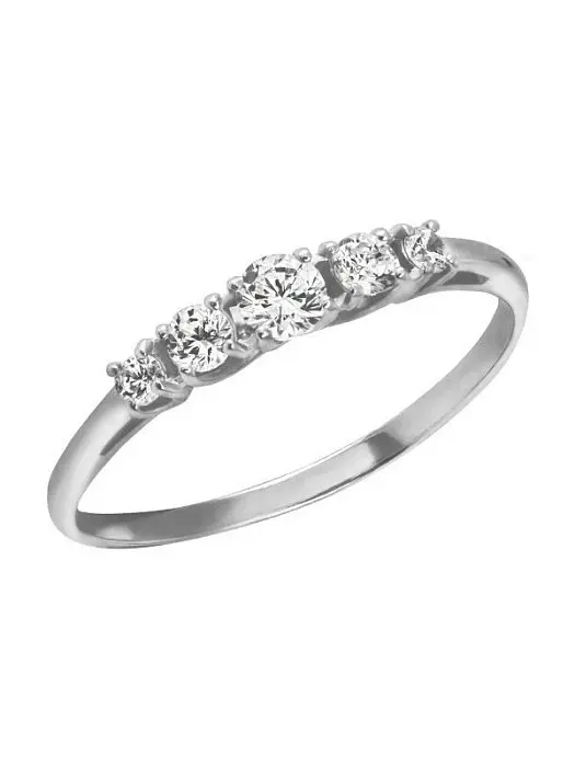 Кольцо декоративное из серебра