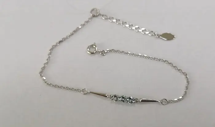 Браслет декоративный из серебра