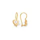 Серьги детские из красного золота