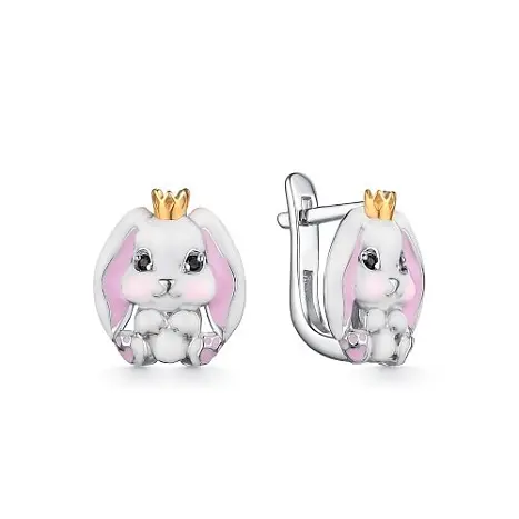 Серьги детские из серебра
