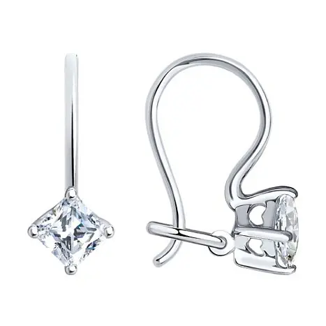 Серьги детские из серебра