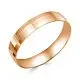 Кольцо обручальное из красного золота