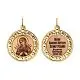 Подвеска икона из красного золота