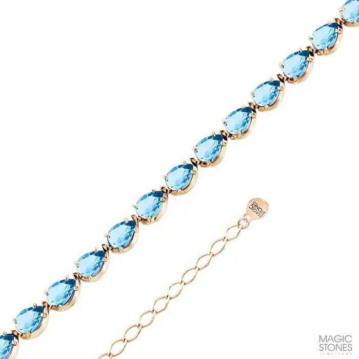 Браслет декоративный из красного золота вид 1