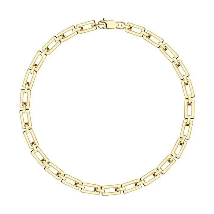 Браслет декоративный из красного золота