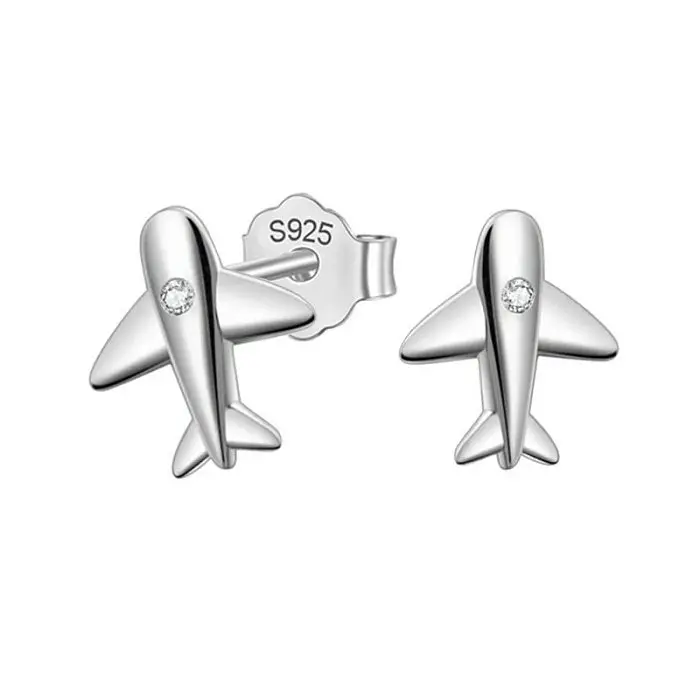 Серьги пуссеты из серебра