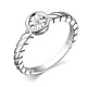 Кольцо декоративное из серебра