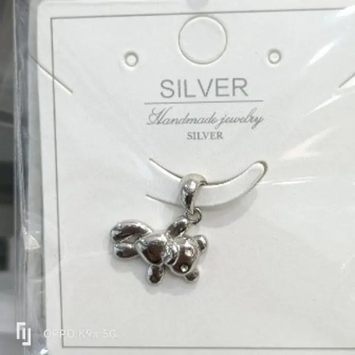 Подвеска декоративная из серебра