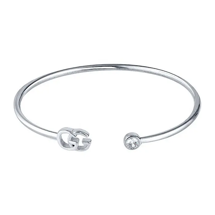 Браслет жесткий из серебра