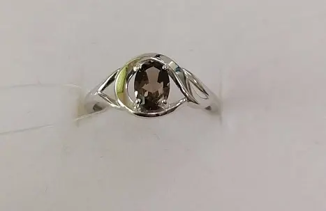 Кольцо декоративное из серебра