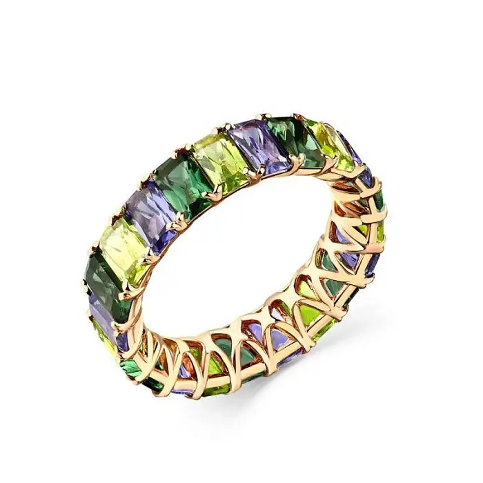 Кольцо декоративное из красного золота