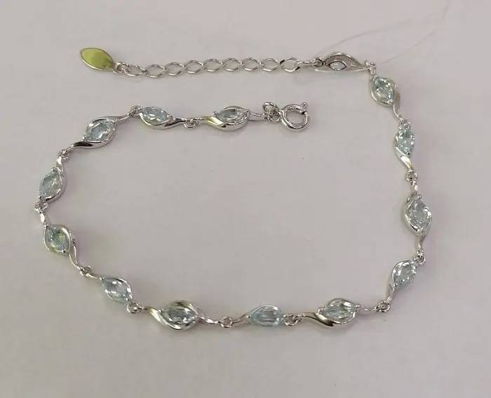 Браслет декоративный из серебра