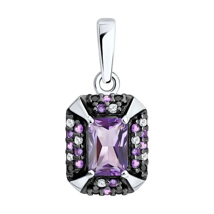 Подвеска декоративная из серебра