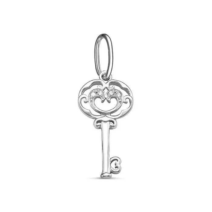 Подвеска декоративная из серебра вид 1