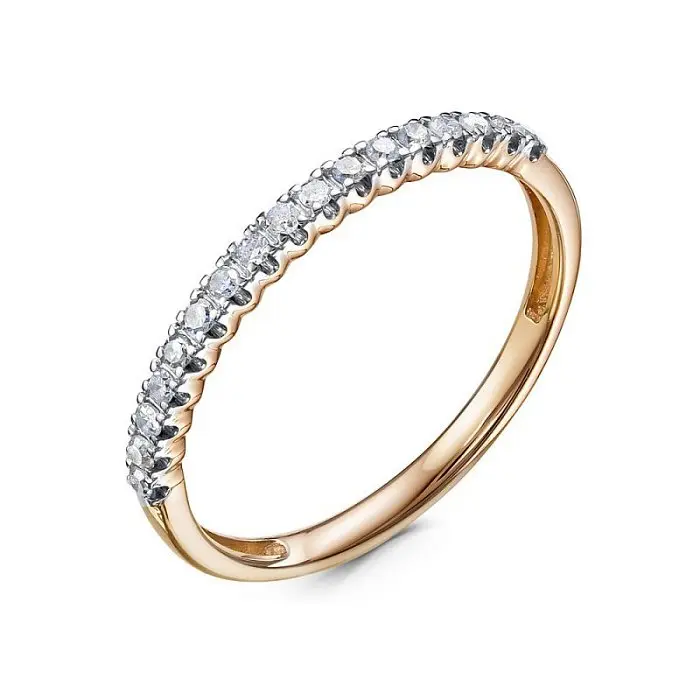 Кольцо декоративное из красного золота