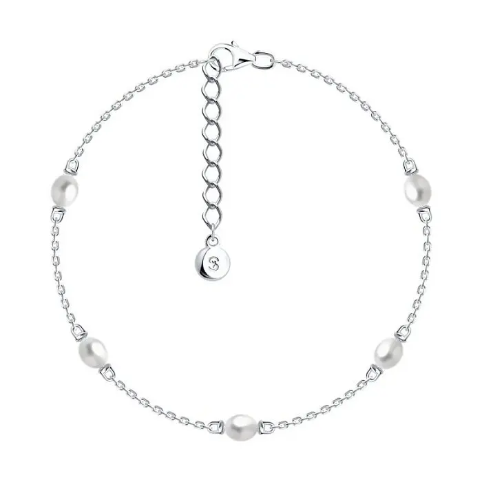 Браслет декоративный из серебра