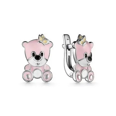 Серьги детские из серебра