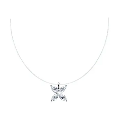 Цепь шнурок из серебра