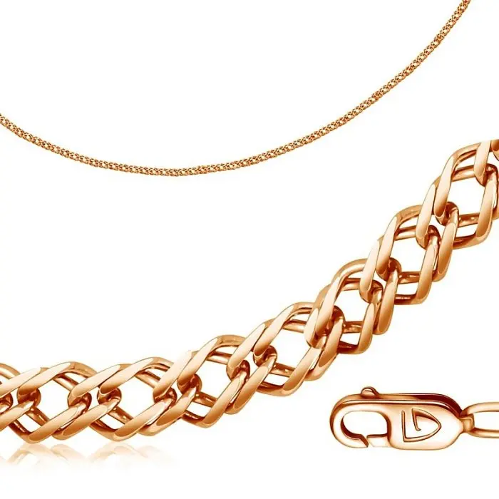Цепь из красного золота