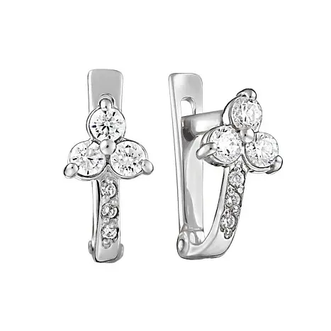 Серьги детские из серебра