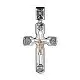 Подвеска крест из серебра