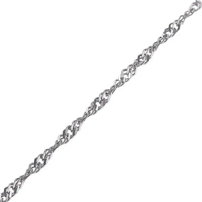 Браслет цепочный из серебра