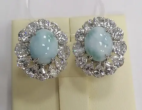 Серьги с английским замком из серебра