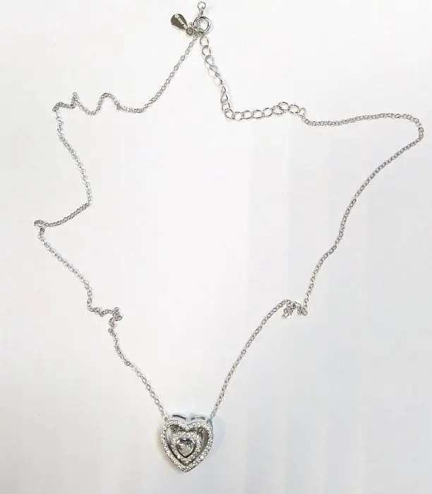 Цепь колье из серебра