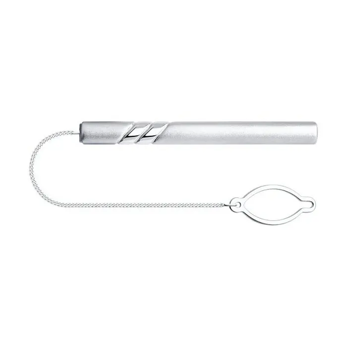 Зажим для галстука из серебра