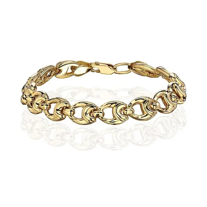 Браслет декоративный из желтого золота