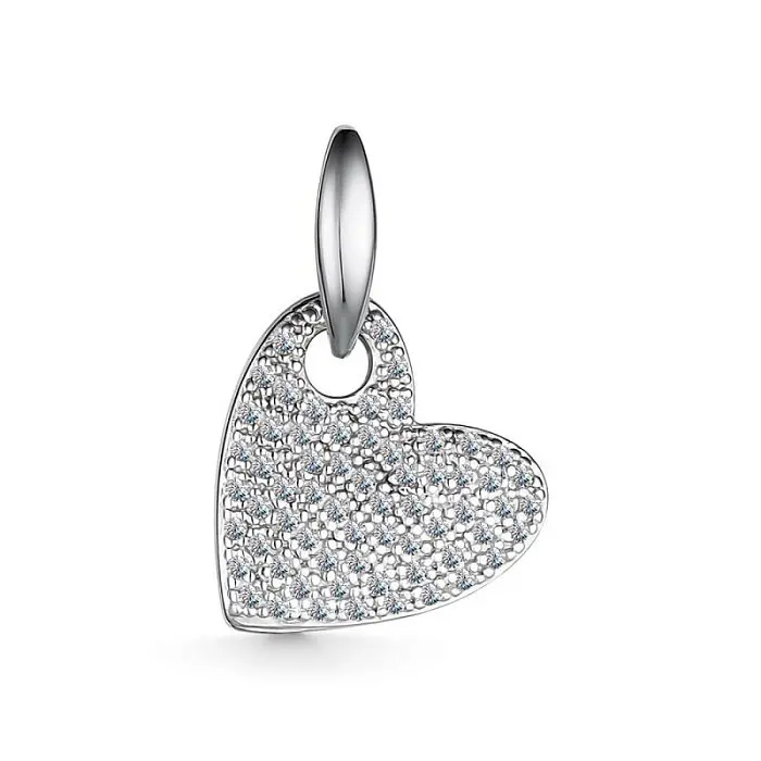 Подвеска декоративная из белого золота