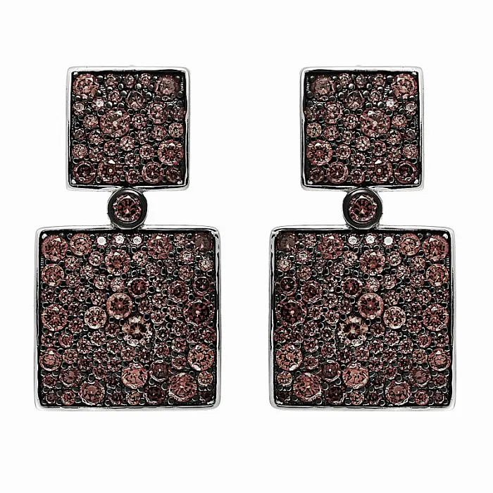 Серьги с английским замком из серебра