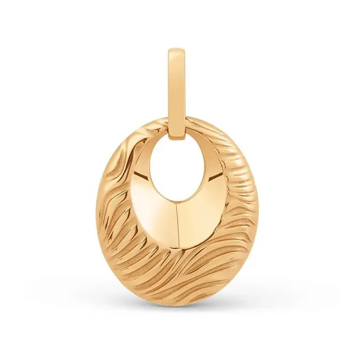 Подвеска декоративная из красного золота