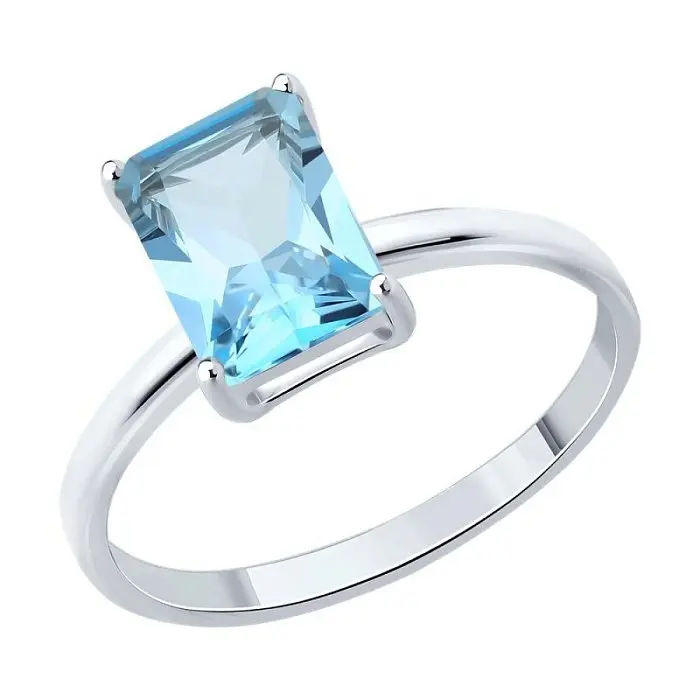 Кольцо декоративное из серебра