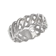 Кольцо декоративное из серебра