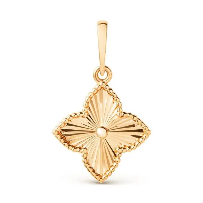 Подвеска декоративная из красного золота