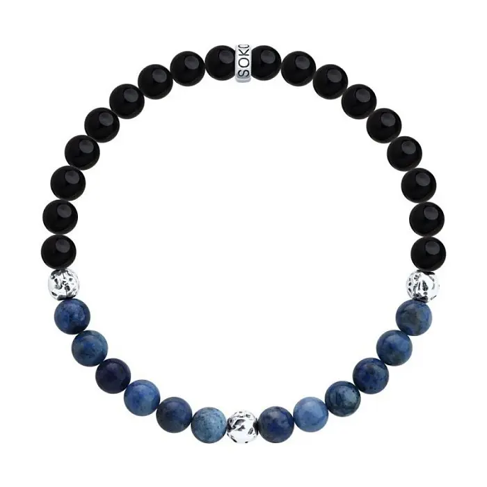 Браслет декоративный из серебра