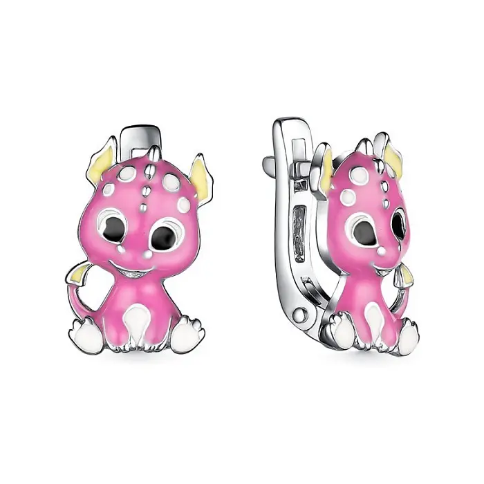 Серьги детские из серебра