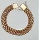 Браслет декоративный из красного золота