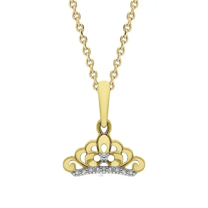 Подвеска декоративная из красного золота