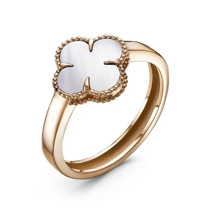 Кольцо декоративное из красного золота